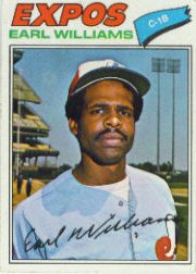 1977 Topps Baseball Cards      223     Earl Williams
